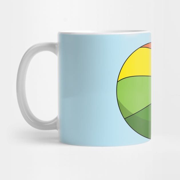 Colorful Beach Ball by BirdAtWork